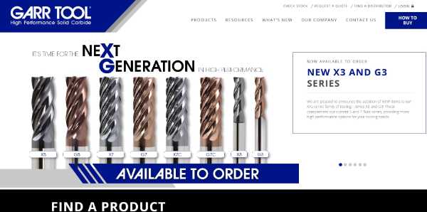 Garr Tool_Official Website Capture