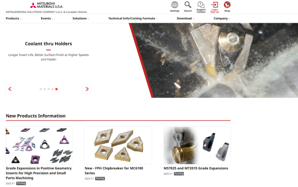 Mitsubishi Materials_ Official Websiteキャプチャ